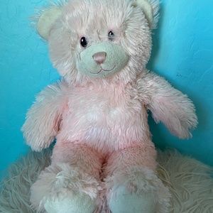 Build a Bear Teddy Bear Light Pink Fuzzy